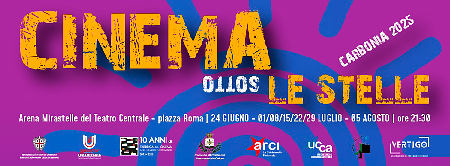Rassegna Cinema sotto le Stelle 2025 a Carbonia